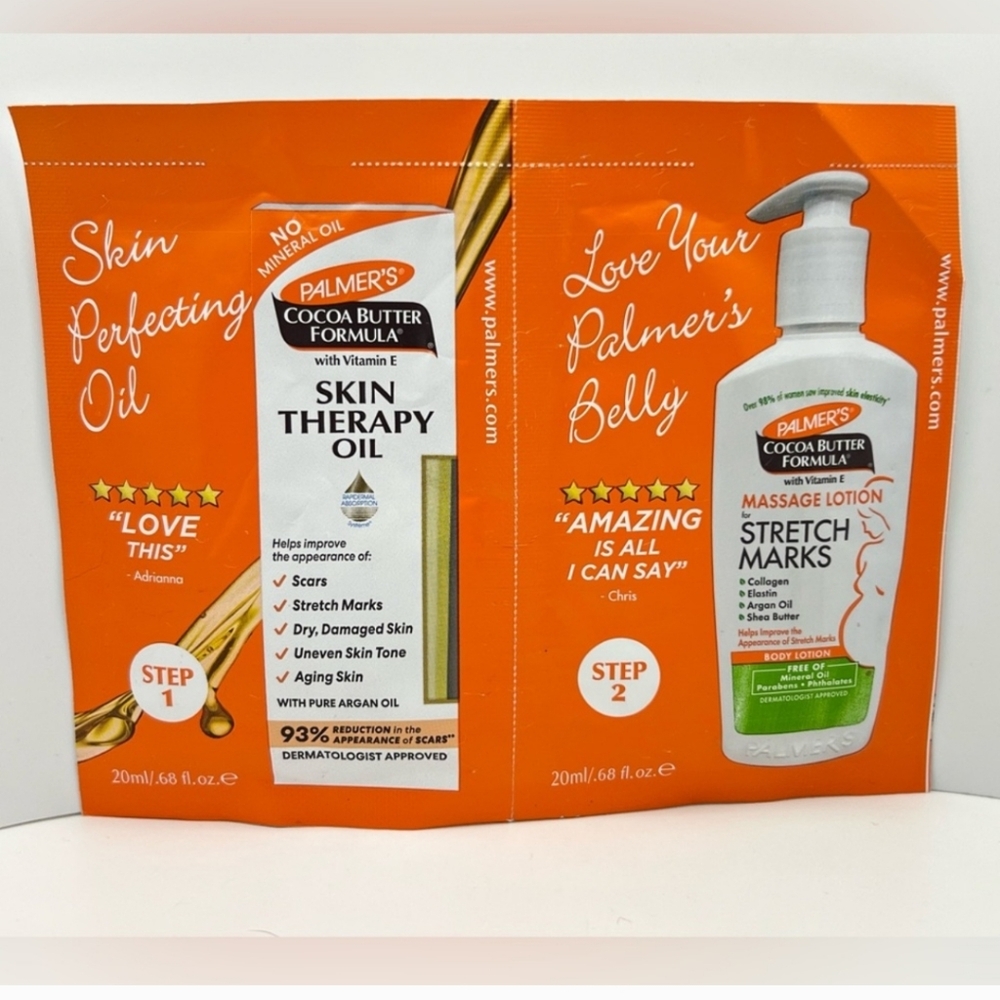 Cocoa Butter Skin Therapy Oil and Massage Lotion - Orange